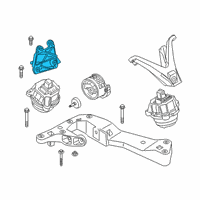 OEM BMW M550i xDrive Engine Mount Bracket Diagram - 22-11-7-853-648