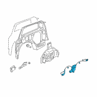 OEM Honda Odyssey Motor Assy., R. Power Slide Door Diagram - 72010-SHJ-A21