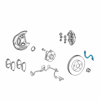 OEM 2017 Lexus GS450h Hose, Flexible Diagram - 90947-02G59