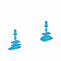 OEM Lexus ES300 Lamp Assy, License Plate Diagram - 81270-0W010