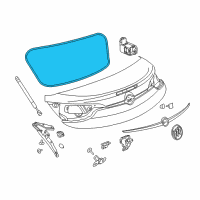 OEM Buick Cascada Weatherstrip Diagram - 13420992