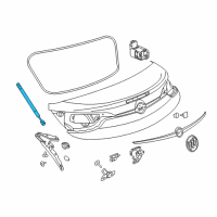 OEM Buick Lift Cylinder Diagram - 13437377