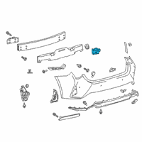 OEM 2017 Lexus NX300h Sensor, Ultrasonic Diagram - 89341-78010-J8