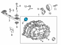 OEM Lexus NX450h+ Seal, Type T Oil Diagram - 90311-42058