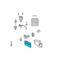 OEM 2002 Dodge Ram 1500 Ignition Control Module Diagram - 56028410AB