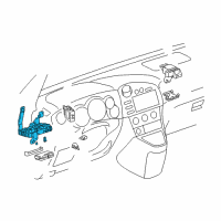 OEM Toyota Corolla Junction Block Diagram - 82730-02050