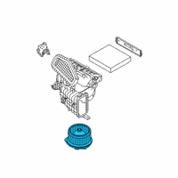 OEM 2022 Nissan Altima Blower Assy-Front Diagram - 27220-6CA0A