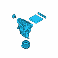 OEM 2019 Nissan Altima Blower Assy-Front Diagram - 27200-6CA0A