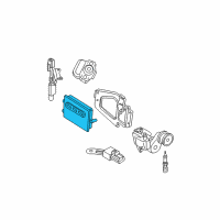 OEM 2005 Dodge Durango Module-Powertrain Control Diagram - R6028983AC