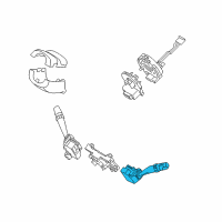 OEM Hyundai Switch Assembly-Lighting & Turn Signal Diagram - 93410-3J101