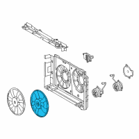 OEM 2010 Lexus HS250h Fan Diagram - 16361-28320