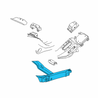 OEM 1997 Chevrolet Express 1500 CROSSMEMBER, Transmission Mounting Diagram - 15733020