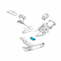 OEM 1998 Chevrolet Express 2500 Transmission Mount Diagram - 22179376