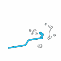 OEM 2008 Ford Fusion Stabilizer Bar Diagram - 6E5Z-5482-BA