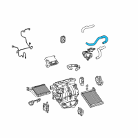 OEM 2010 Lexus HS250h Hose, Water Diagram - 87245-75020