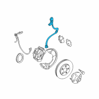 OEM Mercury Sable Brake Hose Diagram - 5F1Z-2078-A