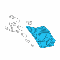 OEM Scion Lens & Housing Diagram - 81561-52570