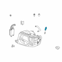 OEM Infiniti QX4 Socket Assembly Diagram - 26260-3W700