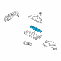 OEM 2014 Toyota Tacoma Filter Element Diagram - 17801-0C040