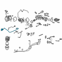 OEM Chevrolet Cruze Rear Nox Sensor Diagram - 12662659