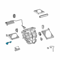 OEM 2014 Toyota RAV4 In-Car Sensor Diagram - 88625-02120