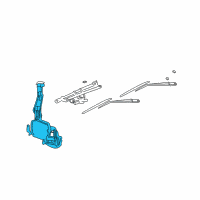 OEM 2002 Jeep Liberty Reservoir-Washer Diagram - 5066867AA