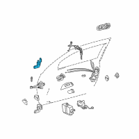 OEM Lexus Hinge Assy, Front Door, Upper RH Diagram - 68710-30170