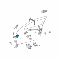 OEM Lexus GS430 Check Assy, Front Door, LH Diagram - 68620-30070