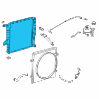 OEM 2009 Ford Ranger Radiator Diagram - 6L5Z-8005-AA