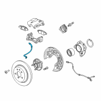 OEM 2016 Buick Encore Brake Hose Diagram - 95353308