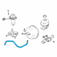 OEM 2019 Ram 1500 Classic Hose-Brake Booster Vacuum Diagram - 68271976AB