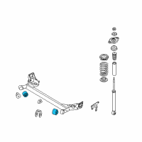 OEM 2011 Kia Rio Bush-Trail Arm Diagram - 551601E000