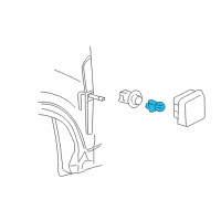 OEM 2008 Chevrolet Cobalt Repeater Bulb Diagram - 15855631