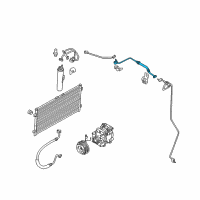 OEM 2002 Kia Sedona High Pipe No.2 Diagram - 1K52Y61465A