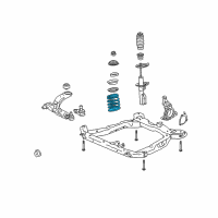 OEM 2008 Pontiac G5 Spring-Front Diagram - 22712125