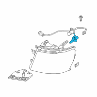 OEM 2015 Nissan NV2500 Bulb Diagram - 26296-9B904