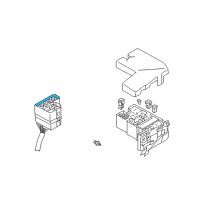 OEM Chrysler Relay Block Diagram - MR502415