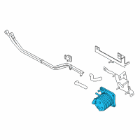 OEM Infiniti Q70 Cooler Assembly-Oil Diagram - 21606-1MG0B