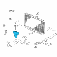 OEM Honda Accord Tank, Reserve Diagram - 19101-RAA-A00