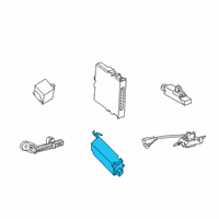 OEM 2021 Toyota Avalon Receiver Diagram - 897B0-07040