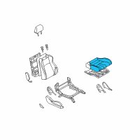 OEM 2019 Nissan 370Z Cushion Assy-Front Seat Diagram - 87300-6GH0A
