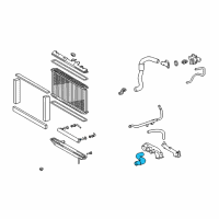 OEM 2001 Lexus GS430 Hose, Radiator, NO.1 Diagram - 16571-50130