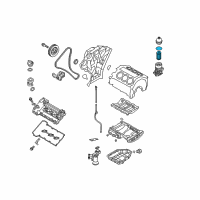 OEM 2013 Hyundai Azera Oil Filter Service Kit Diagram - 26320-3CAA0