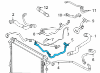 OEM 2022 BMW X5 LINE FROM RADIATOR Diagram - 17-12-8-743-673