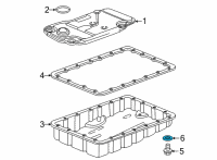 OEM Toyota Drain Plug Gasket Diagram - SU003-03621