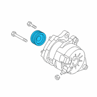 OEM Scion Pulley Diagram - 27411-WB001