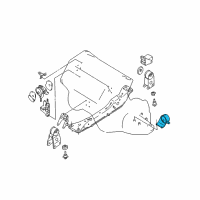 OEM Nissan Maxima Engine Mounting Insulator Assembly, Front Left Diagram - 11220-5Y700