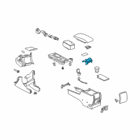 OEM 2002 Toyota Camry Hinge Diagram - 58907-AA030