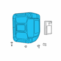 OEM 2020 Jeep Gladiator Lamp-Tail Diagram - 68338384AH