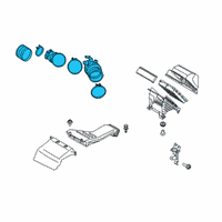OEM 2019 Hyundai Santa Fe Hose Assembly-Air Intake Diagram - 28130-C5450